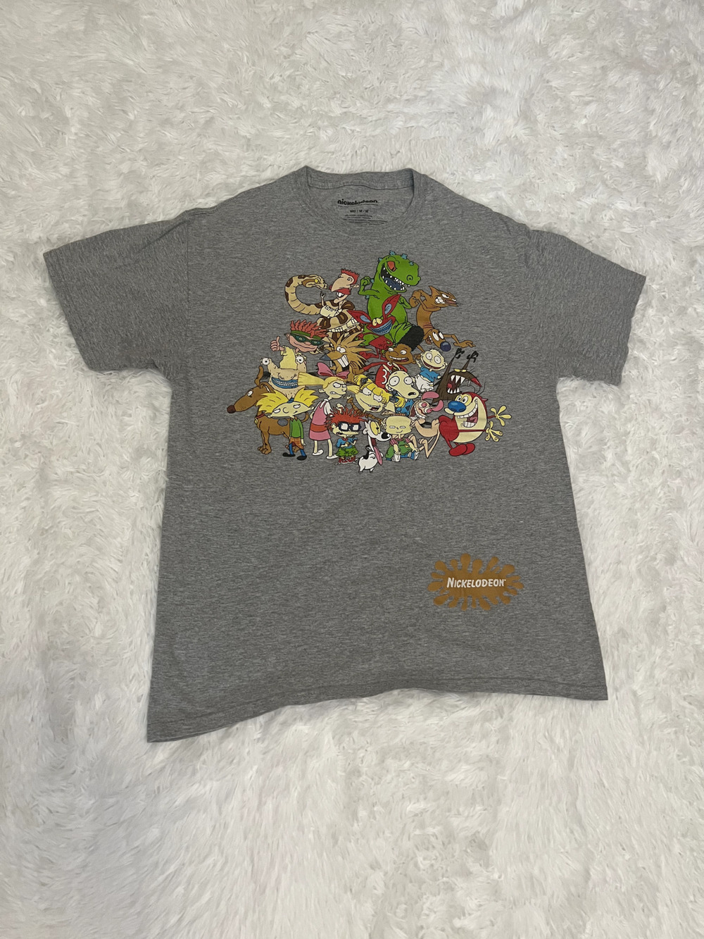 Nickelodeon Characters Graphic T Shirt Size M